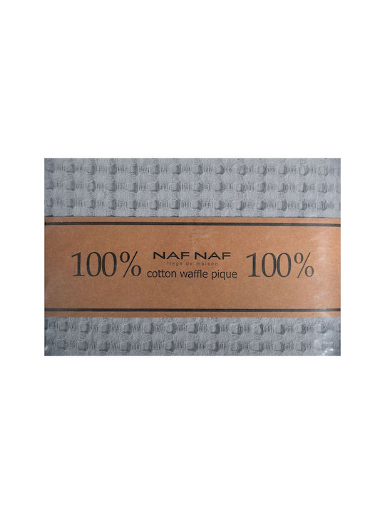 Viokarpet Waffle Decke Piqué Übergröße 230x240cm Grau