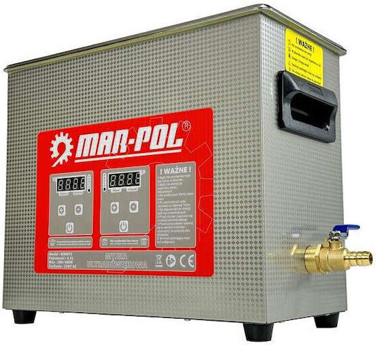 Mar-Pol Ultrasonic Cleaner 6.5lt
