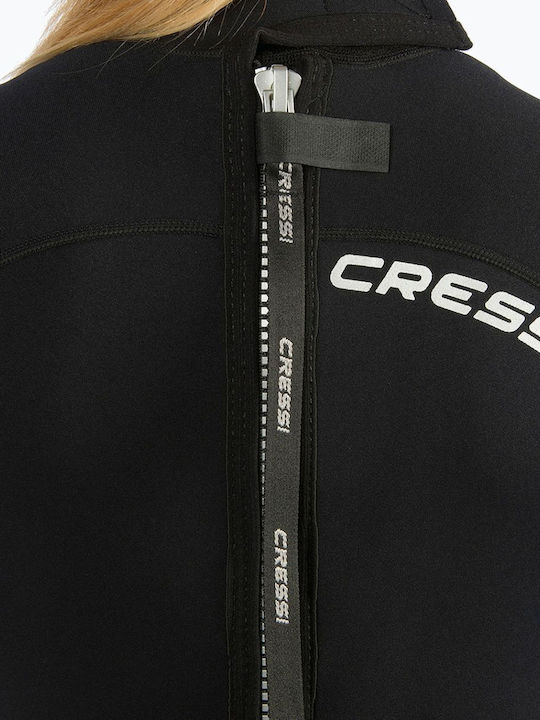 Cressi Med X Women's Wetsuit 2.5 Mm Black Light Blue/grey Size L 4