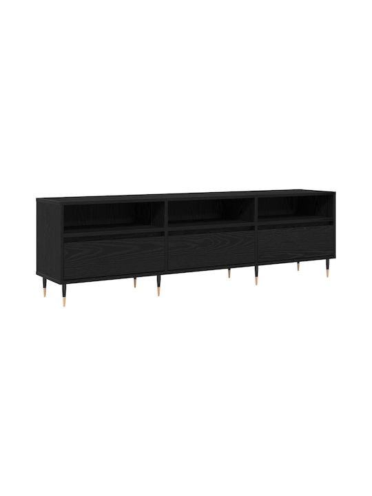 TV-Ständer Schwarze Eiche M150xT30xH44.5cm