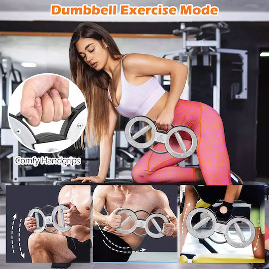 Burn Machine 5,4 Kg Προπόνηση Χεριών Ρυθμιζόμενη Αντίσταση 37 X 16,5 X 5 Cm Sp38412 Costway