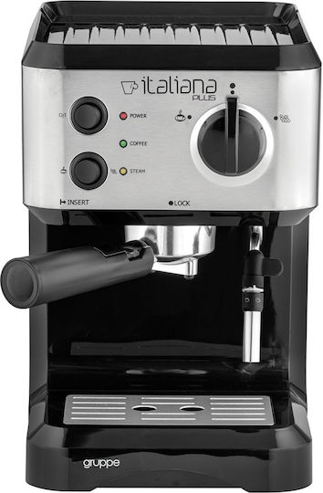Gruppe Italiana Plus Automatic Espresso Machine 1050W Pressure 20bar Silver