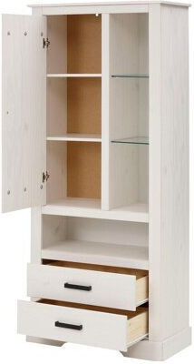 Bookcase Rometri 100 White 75x35x170cm Bookcase Rometri 100 White 75x35x170cm