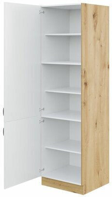 Grey 110 Ντουλάπι Σαλονιού από Ξύλο & Μέταλλο 210x57x60cm