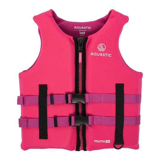 Aquastic Jugend 50N Neopren Kinder-Schwimmweste Pink Größe 152cm