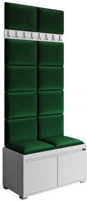 Comfivo 392 Eingangsmöbel mit Spiegel & Garderobe 85x34x207cm