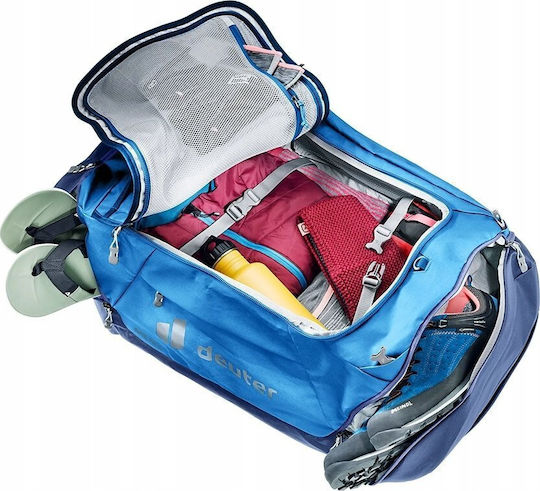 Deuter Σακ Βουαγιάζ Πλάτης 60lt Μπλε Υφασμάτινο Μ60xΠ30xΥ32εκ.