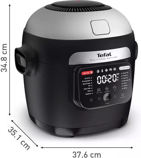 Tefal Πολυμάγειρας 1334W Μαύρος