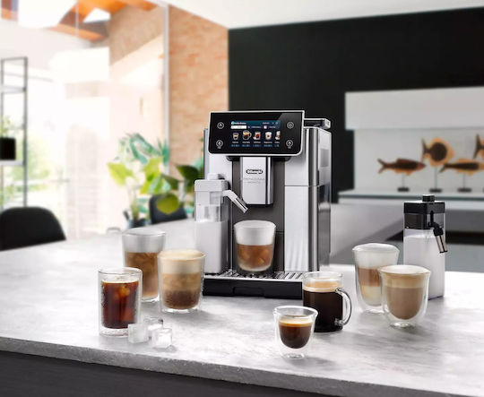 De'Longhi Primadonna Automatische Espressomaschine 1450W Druck 19bar für Cappuccino Kaffee ECAM630.75TM
