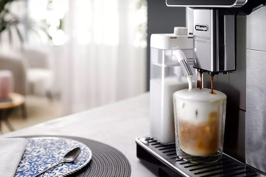 De'Longhi Primadonna Automatische Espressomaschine 1450W Druck 19bar für Cappuccino Kaffee ECAM630.75TM