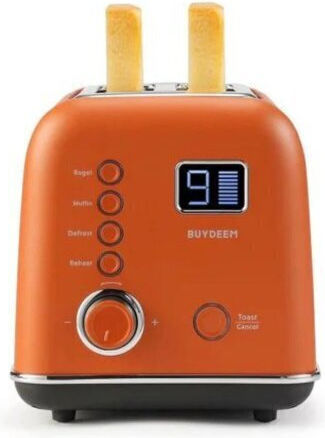 Buydeem Тостер Двуместна 900W Оранжев