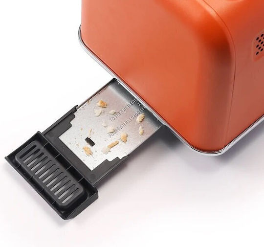 Buydeem Тостер Двуместна 900W Оранжев
