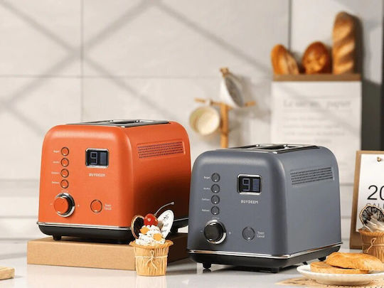 Buydeem DT730E Тостер Двуместна 900W Сив