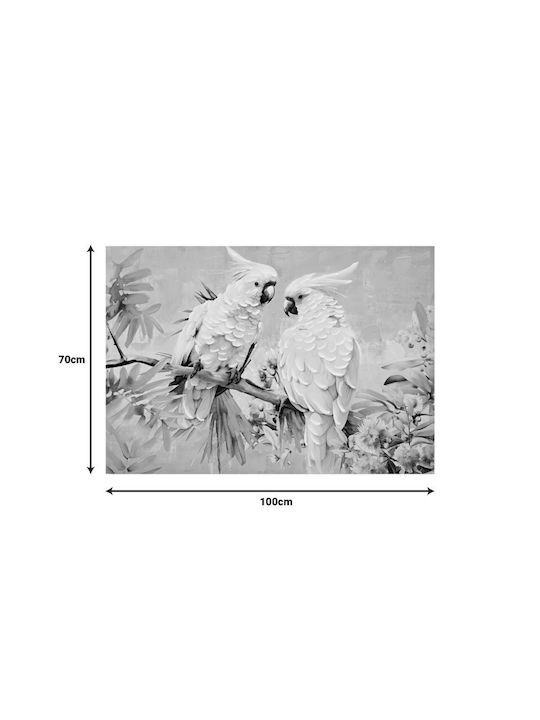 Canvas Painting Parote Inart 100x3x70cm
