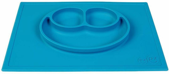 Ezpz Silicone Baby Tray Happy Mat for 24+ months Blue