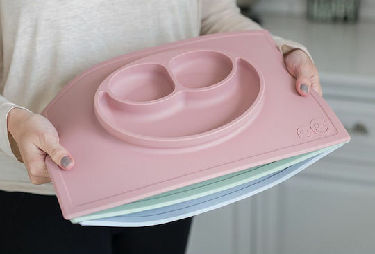 Ezpz Silicone Baby Tray Happy Mat for 24+ months Blue
