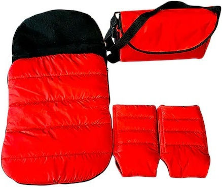 Kinderwagen-Fußsack Rot