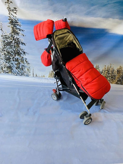 Kinderwagen-Fußsack Rot