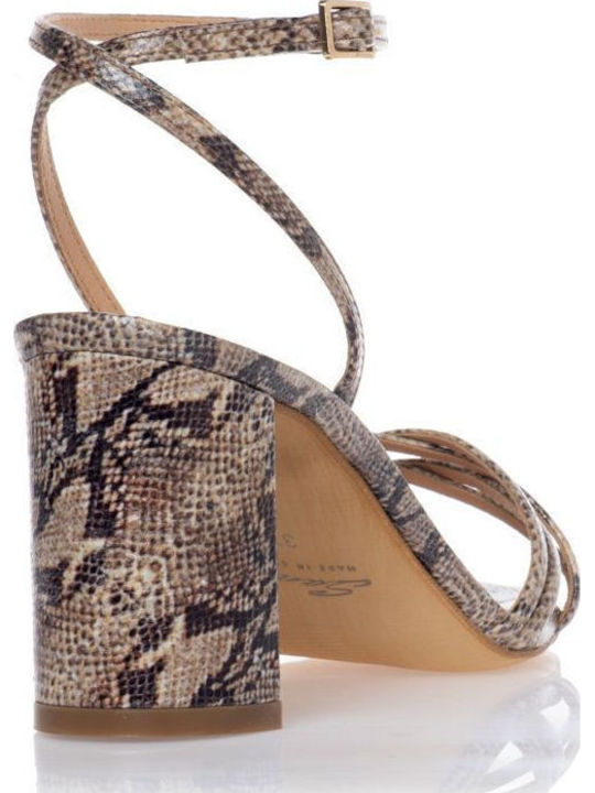 Sandalen Beige