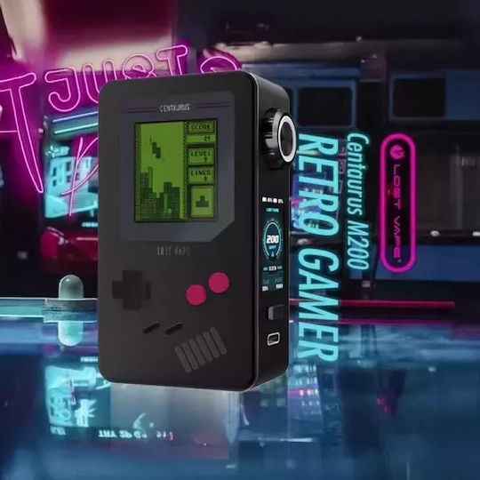 Lost Vape Centaurus M200 Box Mod 200W Ретро Геймър Черен Лимитирано Издание