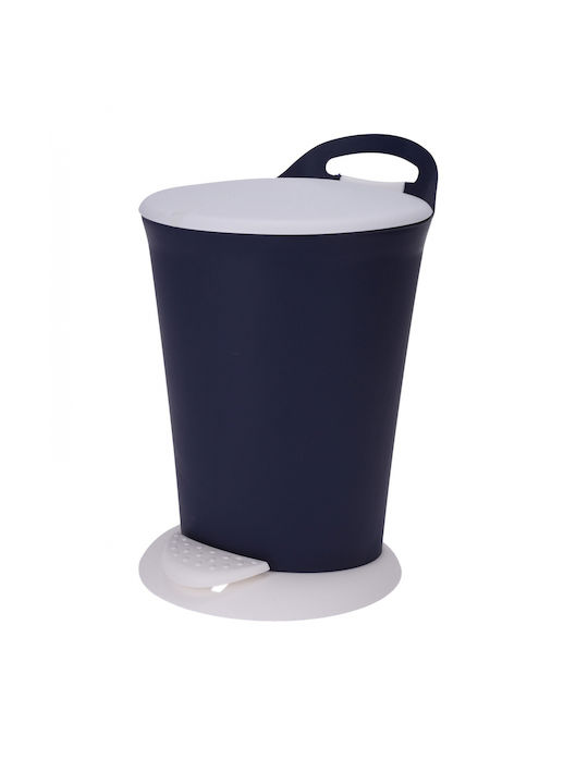 Excellent Houseware Coș De Gunoi Din Plastic Cu Pedală Negru 6lt