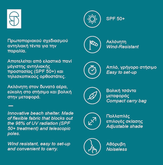 Salty Tribe Aeolians Verdunkelung 4 Personen Teal