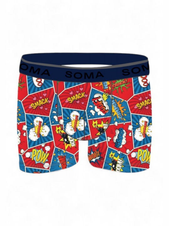 Pop Art Мъжки боксерки Multicolour 1Опаковка