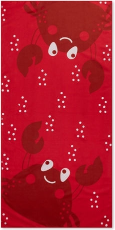 Fresk Essenials Swe-2024se1679 Red Crabs Beach Towel Πετσετα Θαλασσης