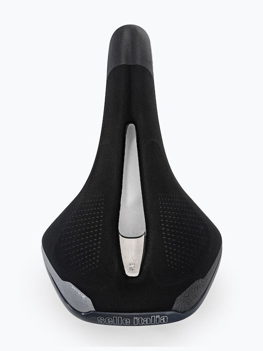Selle Italia St 5 Flow L Σέλα Ποδηλάτου Μαύρη με Gel 276 x 165 mm