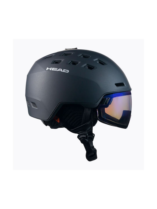 Head Radar 5K Photo MIPS Κράνος για Σκι & Snowboard σε Μαύρο Χρώμα