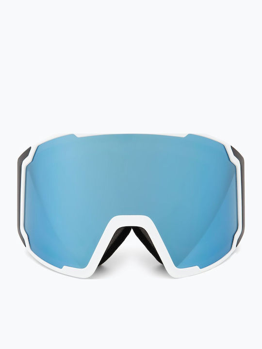 Head Neves Ski & Snowboard Goggles Kids White with Lens in Blue Color