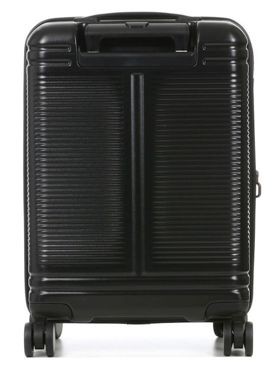 Airtex Paris Βαλίτσα Ταξιδίου Καμπίνας Μαύρη με 4 Ρόδες Ύψους 53εκ.