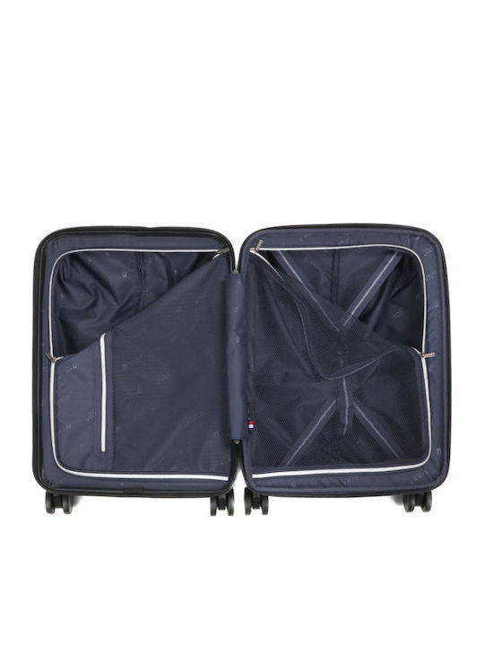 Airtex Paris Βαλίτσα Ταξιδίου Καμπίνας Μαύρη με 4 Ρόδες Ύψους 53εκ.