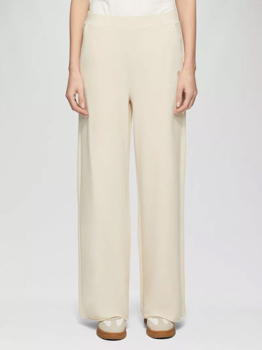 Women's Fabric Trousers Beige