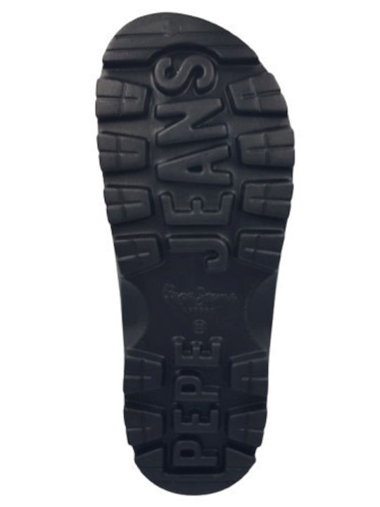 Pepe Jeans Damen Clogs Schwarz