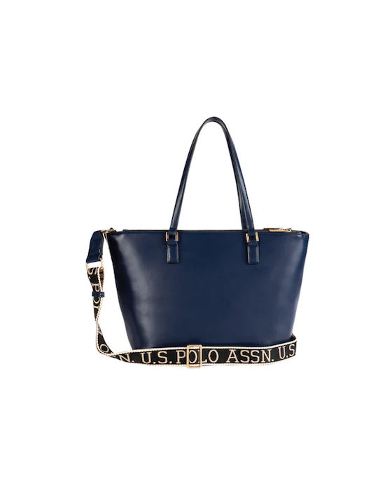 Women's Shopper Shoulder Bag Navy Blue