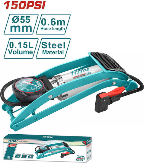 Total TMPP5511 Pump Air Pump Foot with Manometer 55mm