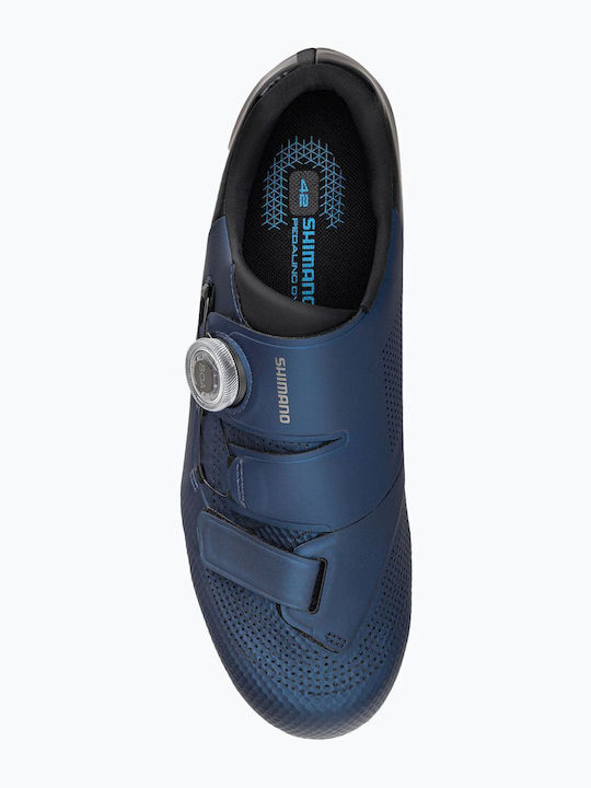 Shimano Rc502 Bărbați Scăzut Pantofi de ciclism Drum Albastru