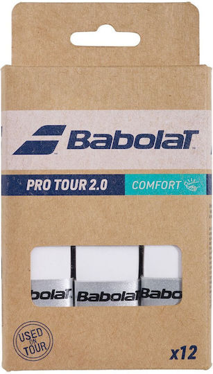 Babolat Pro Tour 2.0 Overgripuri X 12 Alb