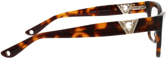 Guess Rame Ochelari Pentru Femei Acetat Maro GU2960 052