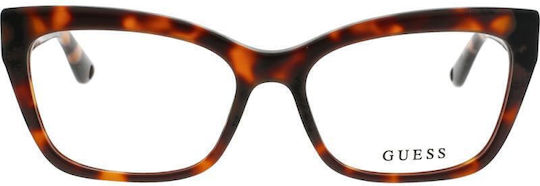 Guess Rame Ochelari Pentru Femei Acetat Maro GU2960 052