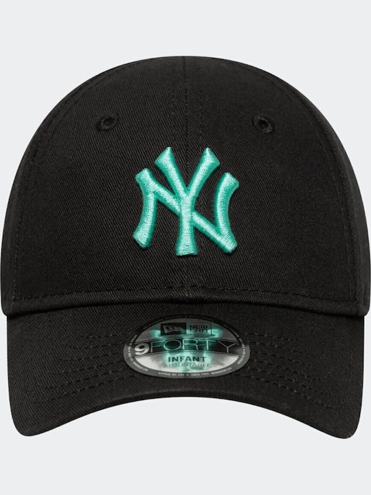 New Era Kinderhut Jockey Stoff York Yankees Schwarz