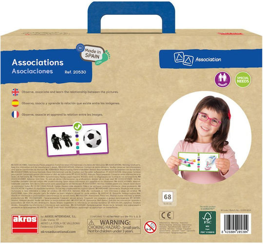 Akros Educational Game 68 Matching Cards Images 3-8 Years 20530