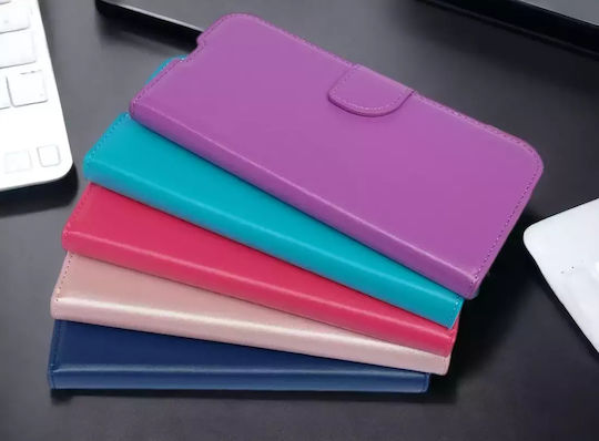 Leewello Book Δερματίνης / Σιλικόνης Φούξια (Xiaomi Poco F5)