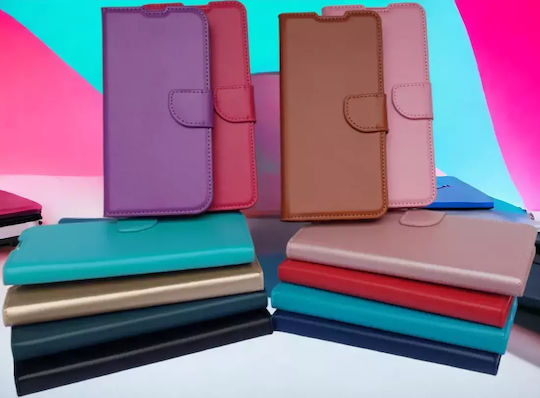 Leewello Book Δερματίνης / Σιλικόνης Φούξια (Xiaomi Poco F5)