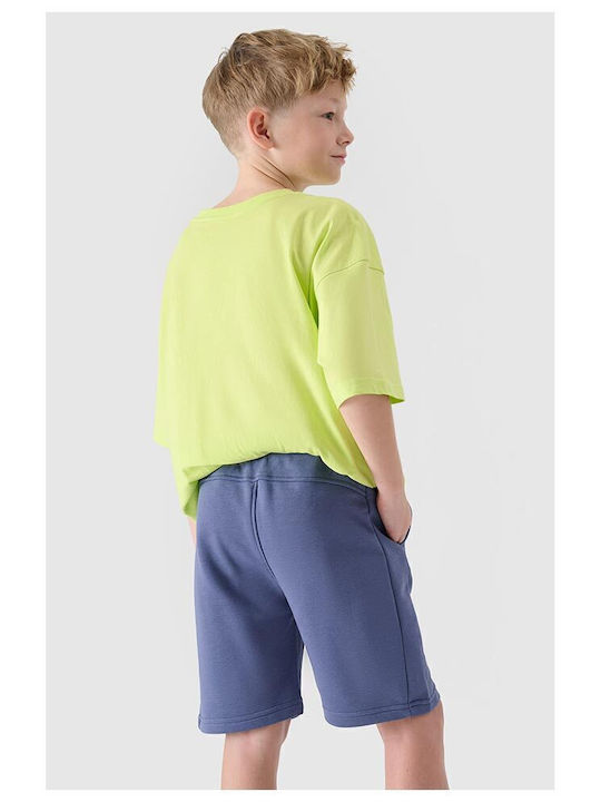 Kinder-Shorts/Bermudas Stoff Blau