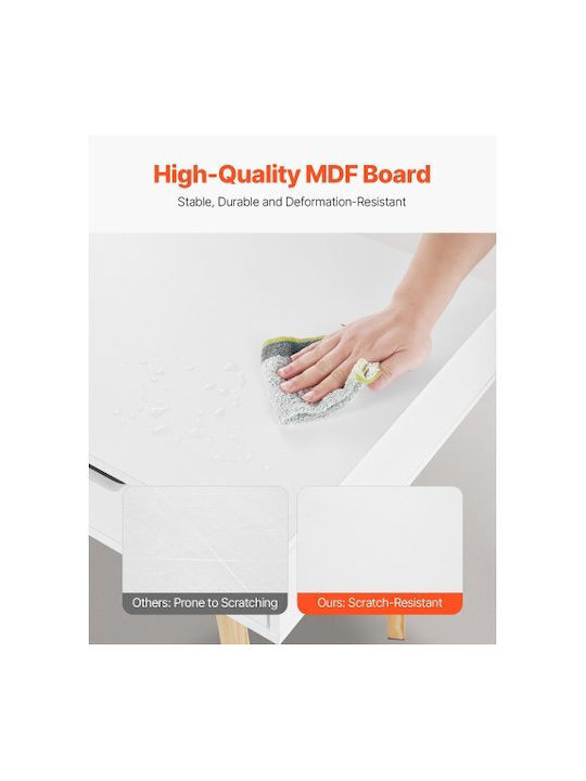 Birou Pentru Copii Alb 99x51x76.5cm