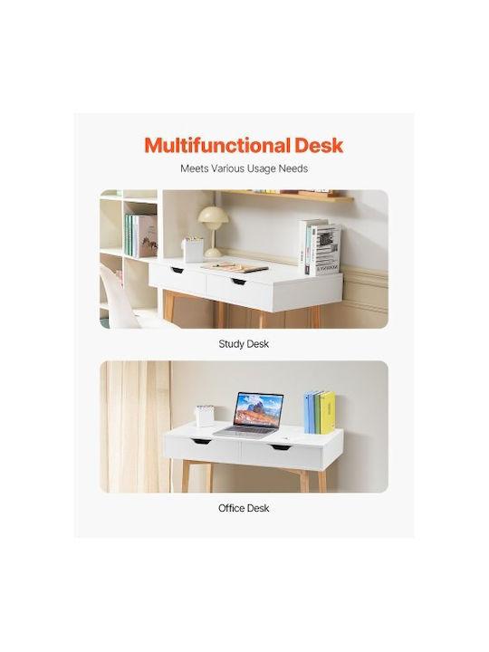 Birou Pentru Copii Alb 99x51x76.5cm