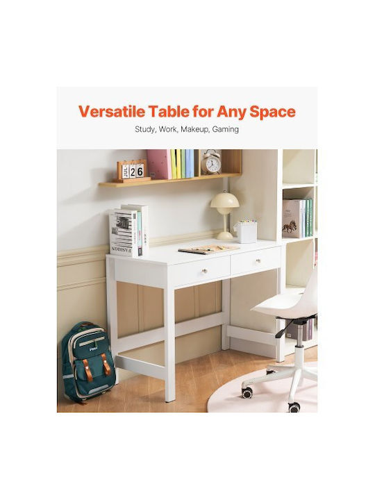 Kids Desk White 100x48x75.1cm Kids Desk White 100x48x75.1cm