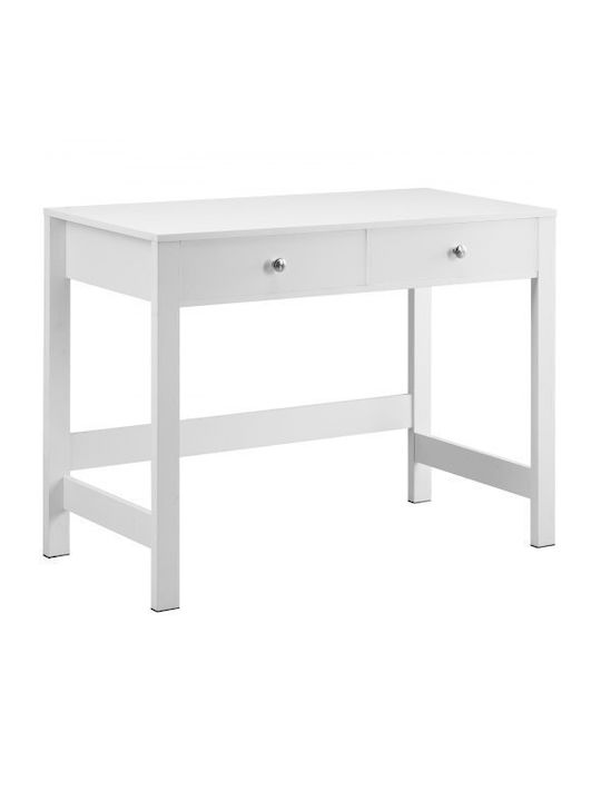 Παιδικό Γραφείο από Μελαμίνη Λευκό 100x48x75.1cm